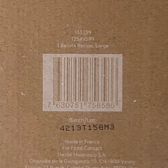 NEW IN BOX! Set of 2 Nespresso Large Barista Glasses - Picture 4 of 6